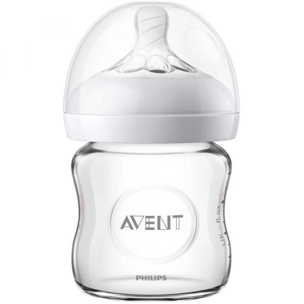 Бутылочка для кормления Philips AVENT Natural SCF051/17 бесцветный, белый 0,12 л