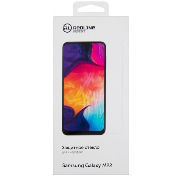Защитное стекло для экрана Red Line прозрачный для Samsung Galaxy M22 (УТ000026467) Samsung Galaxy M22